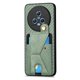 thumbnail image 2 of Funda Resistente para Honor Magic 5 con Tarjetero y Soporte, Diseño Magnético Verde, 2 of 5