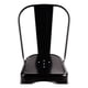 thumbnail image 3 of Silla de Comedor Estilo Industrial Metal Negro Apilable 44 cm, 3 of 8