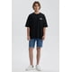 thumbnail image 4 of Polera Hombre Doble Print Negro / Blanco, 4 of 4