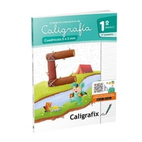 Editorial Caligrafix - Caligrafia Cuadricula 1 Básico 1Er Semestre Interactivo