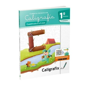Editorial Caligrafix - Caligrafia Cuadricula 1 Básico -1Er Semestre - Interactivo