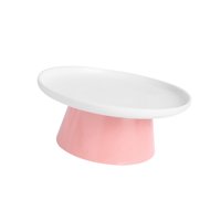 Magideal - Bandeja De Postres , Herramienta De Cocina De Cerámica Reutilizable, Postre Para Frutas, Postres Y Aperitivos Rosado