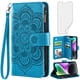 thumbnail image 1 of Premium Leather Credit Card Holder Phone Case for Apple iPhone 6/7/8/SE/X/XR/XS/11/12/13/14 Pro Max 5G/7Plus/8Plus/SE2016/SE2022/Promax+ 2nd/3rd, 1 of 3