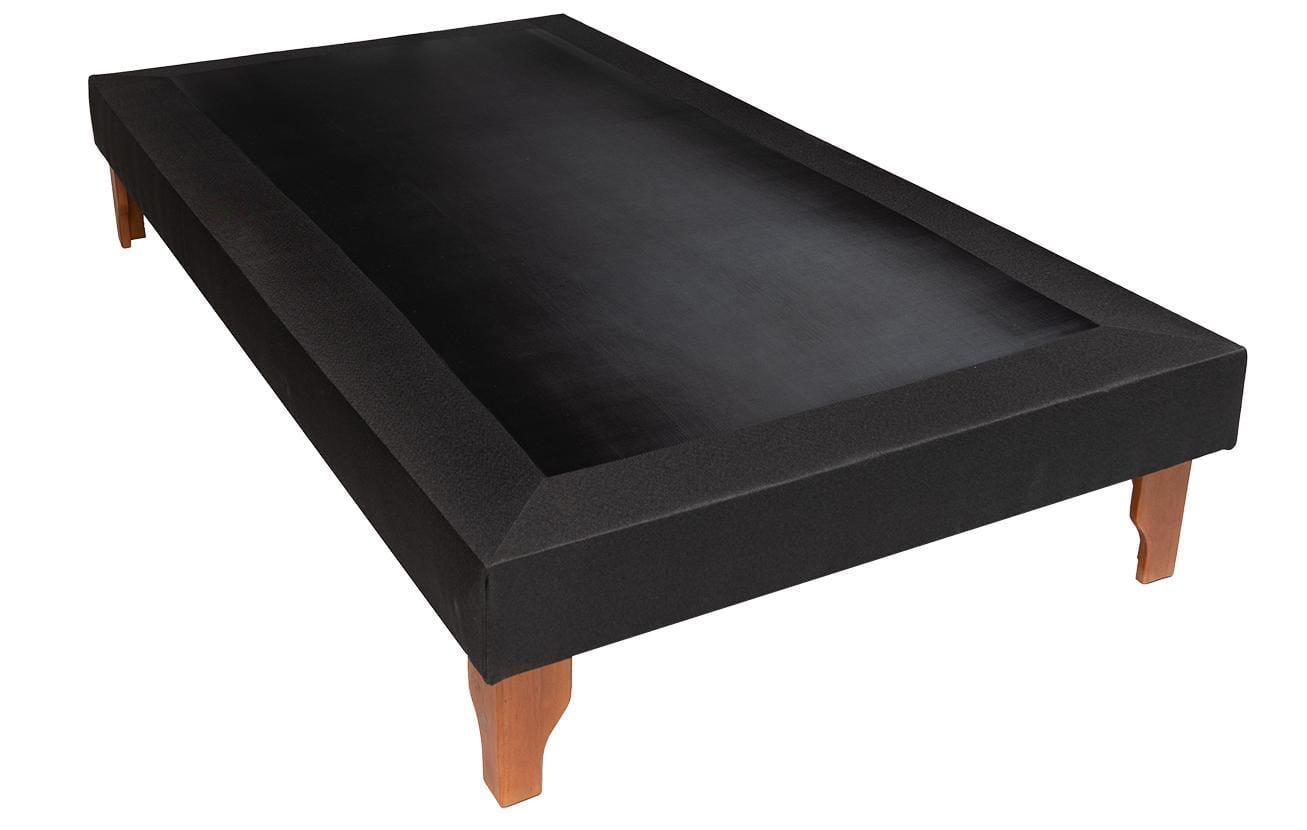 Diseños Valestrini - Base Plaza Y Media Lino Negro