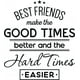 thumbnail image 1 of Decomural Best Friends Good Times Friendship WS-46228, 1 of 2