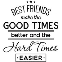 Rienda Libre Graphics - Decomural Best Friends Good Times Friendship Ws-46228