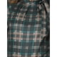 thumbnail image 5 of INSPIRE CHIC Blusas de Mujer para el Trabajo con Cuello de Lazo y Manga Larga a Cuadros XS Verde Oscuro, 5 of 6