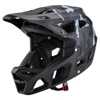 Magideal - Casco De Bicicleta De Montaña Casco De Bicicleta De Cara Completa Forro Lavable Extraíble 31 Ventilación Actividades Al Aire Libre Casco De Ciclismo D Negro