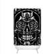 thumbnail image 1 of Cortina de ducha del Día de los Muertos, juego de cortina de baño con ganchos, tamaño 48 x 72 pulgadas, 1 of 3