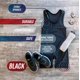 thumbnail image 3 of Camiseta de lucha libre 4 Time All American, negro, azul marino, rojo turquesa, 3 of 7