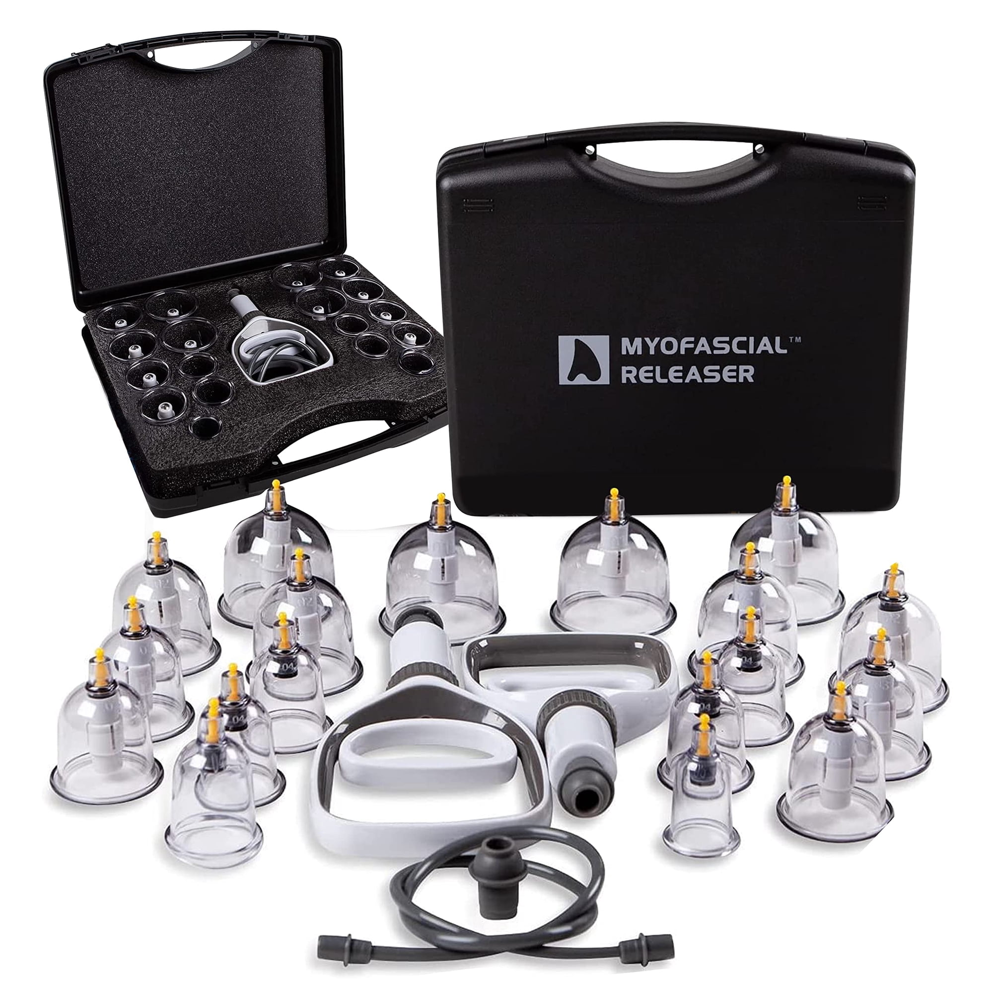Myofascial Releaser - Set De Terapia Con Ventosas Liberador Miofascial Con 18 Ventosas
