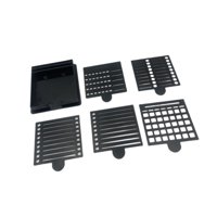 Ioensy - Porta Notas Adhesivas Con 5 Plantillas, Porta Tarjetas De Presentación, Caja Dispensadora De Notas