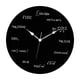 thumbnail image 3 of Reloj De Pared Con Ecuaciones Matemáticas, Arte De Pared Que No Hace Tictac Para Sala De Estar, Escuela, Oficina, 3 of 5
