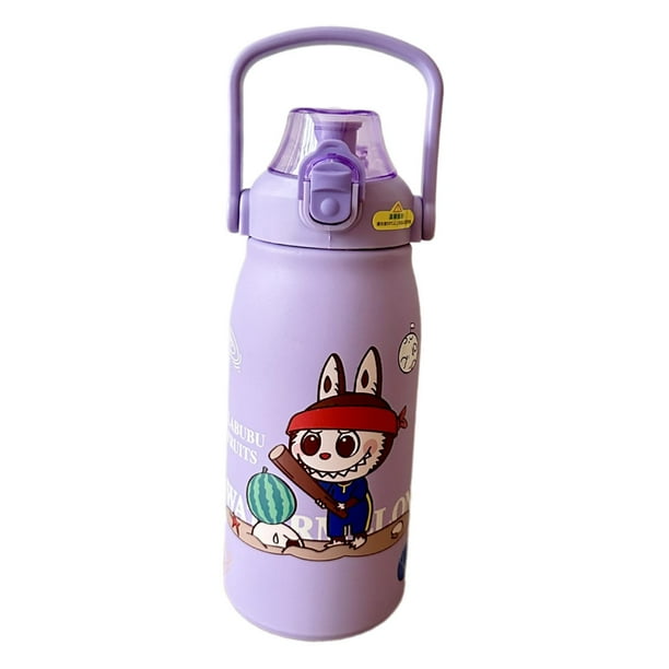 Vaso Térmico 1,2lts, Labubu, Reutilizable, Para Café, Botella Térmica Para Hombres Y Adultos, Color Morado