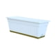 thumbnail image 5 of Caja de ventanas Schelter Flower Pot de planta Rectángulo Caja de plantería con agujeros de drenaje para jardín de guardería Patio de vegetales Césped Blanco, 5 of 5