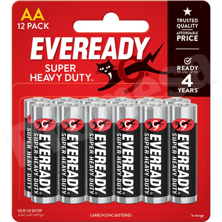 Eveready - Pila De Carbon Aa X 4