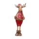 thumbnail image 2 of Estatuilla De Muñeco De Alce Navideño, Adorno Navideño Novedoso Para Decoración De Estante De Fiesta, Estilo C, 22x15x68cm, 2 of 3