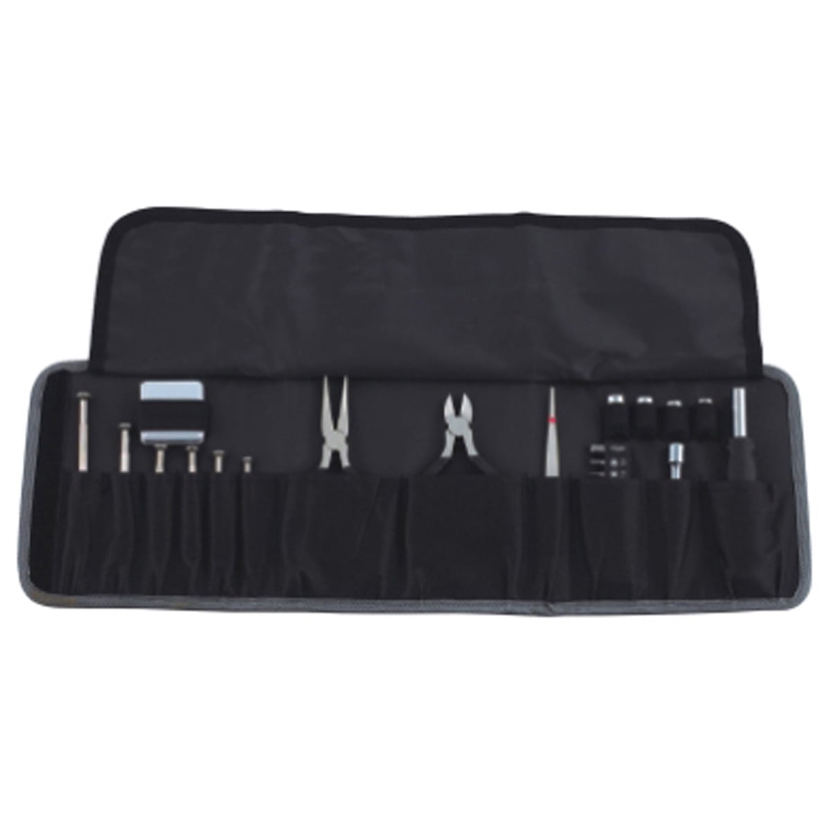 Importclick - Set Maletín De 26 Herramientas Negro