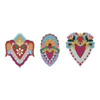 Papaya Project - Set Corazones Diamond Painting X3 - Diamantes Mate Rojo