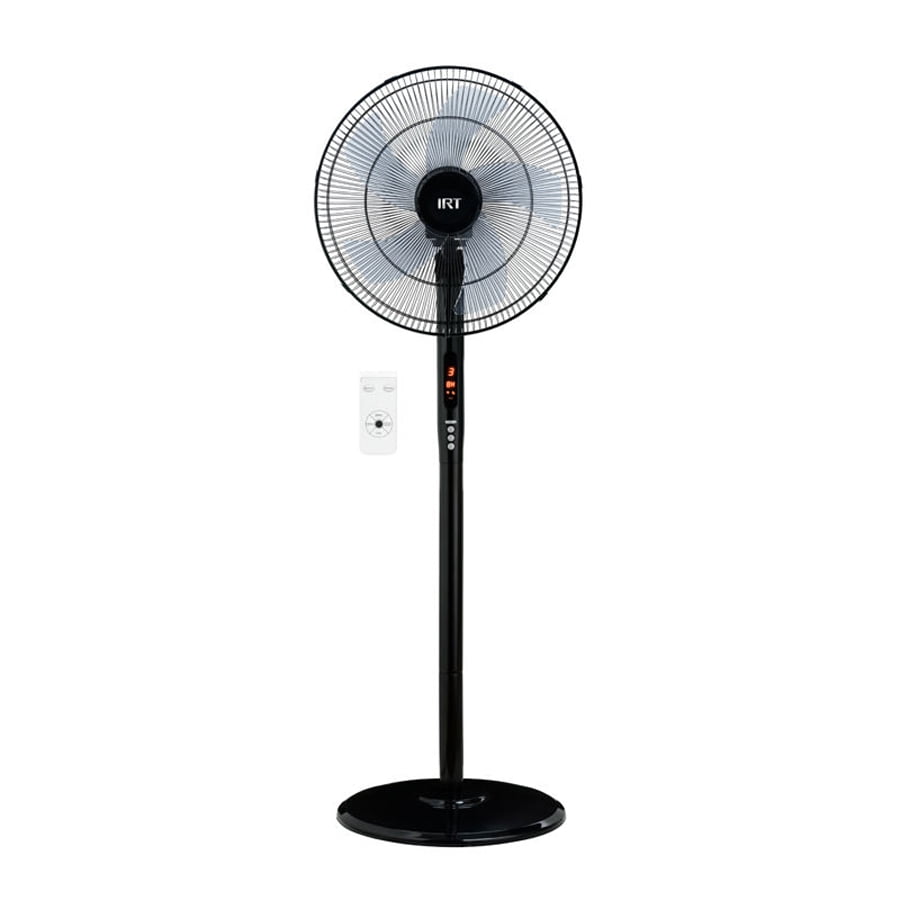Irt - Ventilador 16" Pie 72w Timer/control Negro