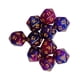 thumbnail image 3 of Dados Poliédricos D20 Para Juegos De Rol KTV, Juego De Mesa, Azul Y Morado, 10 Uds., 3 of 5