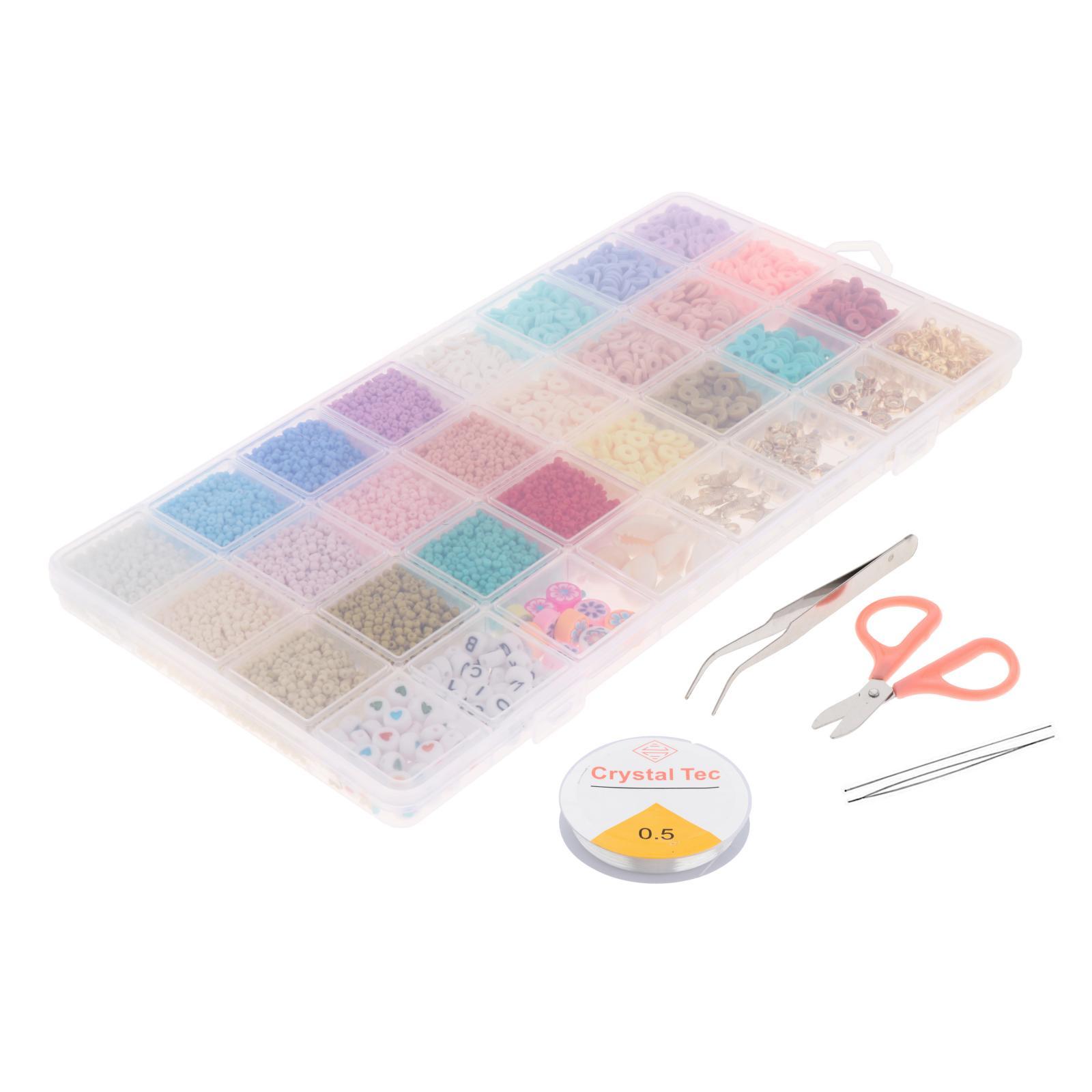 Magideal - Kit De Suministros Para Pendientes Irregulares, Pinzas Con Agujas, Hebillas Con Alicates Colgantes, , Panes De Arcilla, Espaciador Para