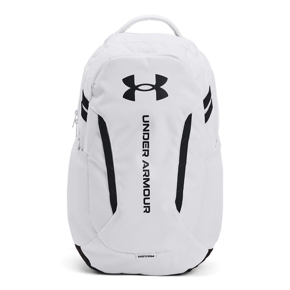 Mochila Under Armour Unisex Para Adultos Hustle 6.0 Blanca 100l