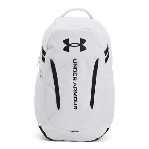 Mochila Under Armour Unisex Para Adultos Hustle 6.0 Blanca 100L