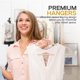 thumbnail image 5 of Velvet Hangers Juego De 50 Unidades De Alta Calidad Color Marfil, 5 of 8