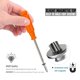 thumbnail image 3 of Cable CYJJZQ Cargador para Timbre Ring 1 m Naranja, 3 of 5
