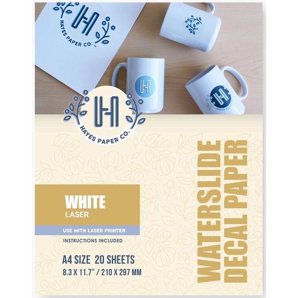 Papel para Calcomanías Waterslide Hayes Paper Co A4 20 Hojas