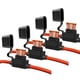 thumbnail image 1 of Portafusibles Qizpcer 10 AWG con fusibles de hoja ATC de 40 A (paquete de 4), 1 of 5