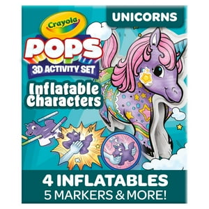 Juego De Colorear Crayola Pops Con Personajes Inflables Para Niños De 5 A 8 Años