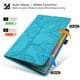 thumbnail image 2 of Funda con relieve del Árbol de la Vida para tablet ipad Pro 12.9(2024) con soporte, ranuras para tarjetas y soporte para lápiz óptico. Azul, 2 of 5