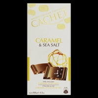 Barra Chocolate Caramelo Sal De Mar 31 Cachet 100 G