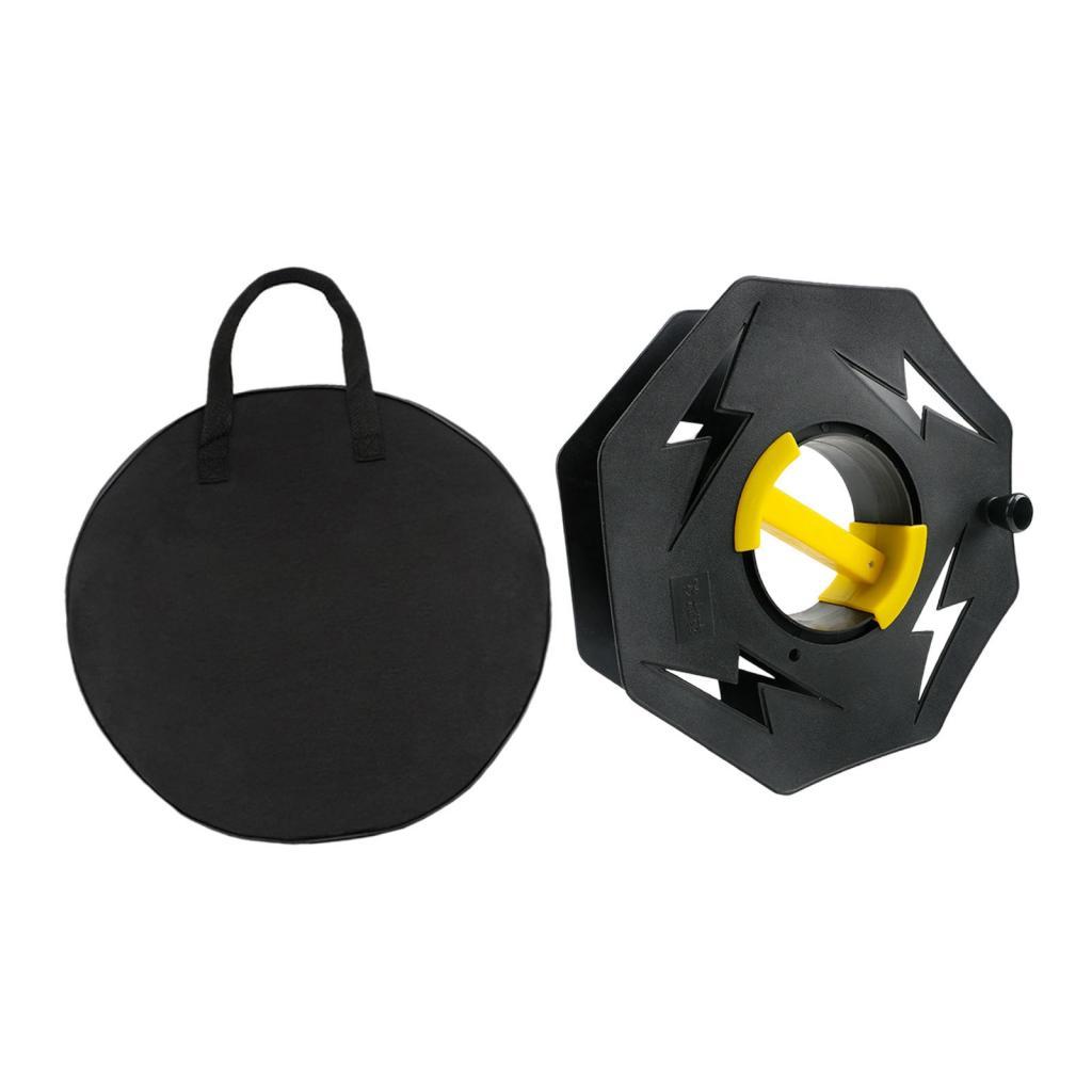 Magideal - Carrete De Cable De Alimentación Para Exteriores, Almacenamiento De Rueda De Cable, Almacenamiento De Cable Vacío Portátil, Carrete De Rueda, Carrete Con Bolsa De Almacenamiento