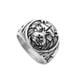 thumbnail image 3 of Gothic Punk 3D Lion Head Ring Anillos De Acero Inoxidable Joyas Para Hombres Tama?o 7, 3 of 3