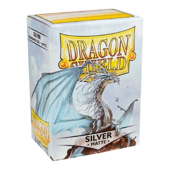 Dragon Shield Sleeves: Standard- Matte Silver (100 ct.)