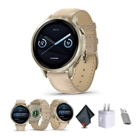 Reloj Inteligente Garmin Venu 4, Rastreador De Actividad Física Con Gps, 41 Mm, Color Dorado Lunar