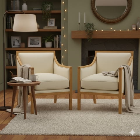 Sitial Home - Juego De Sitiales George Beige