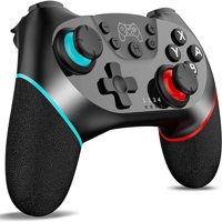 Veatool - Control Inalámbrico Gamepad Bluetooth, Con Turbo Gyro Axis Y Dual Sticks Para Todos Los Juegos De Switch