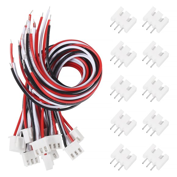 Kit de Conectores Alinan JST‑XH 2,54 mm 3 pines 20 uds 15 cm
