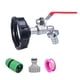 thumbnail image 5 of Adaptador De Tanque IBC Tote Resistente Con Conector Rápido Para Conexión De Manguera De Jardín Boquilla PP, 5 of 5