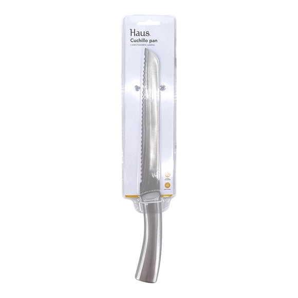 Cuchillo Pan Acero 1 Pieza Acero Inoxidable Plateado, 1 Un