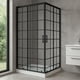 thumbnail image 1 of Shower Door Joytek Recto Cuadros Negros 100x70x198cm con Receptáculo, 1 of 6