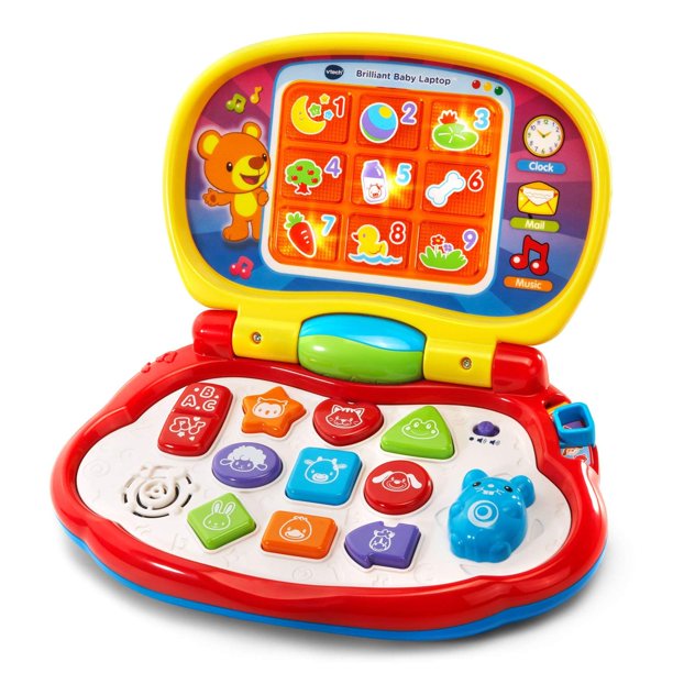 Portátil Toy Laptop VTech Brilliant Baby con más de 115 canciones, más de 6 millones