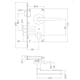 thumbnail image 5 of Cerradura Embutida Yale Milano B40 Baño, 5 of 5