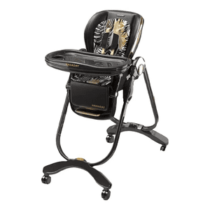 Genérico - Silla Comer Reclinable Lubabycas Hagaday Color Negro