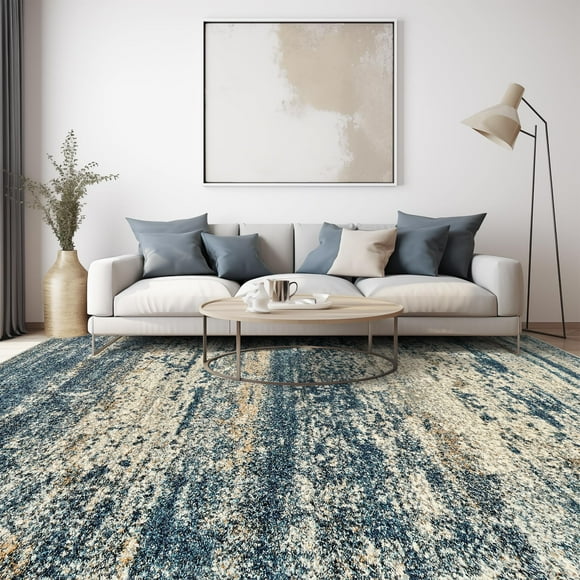 Alfombra Art&Tuft, lavable, antideslizante, abstracta, 90 x 150 cm