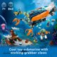 thumbnail image 2 of Set de juguetes de construcción LEGO City Deep-Sea Explorer Submarine 60379, 2 of 6